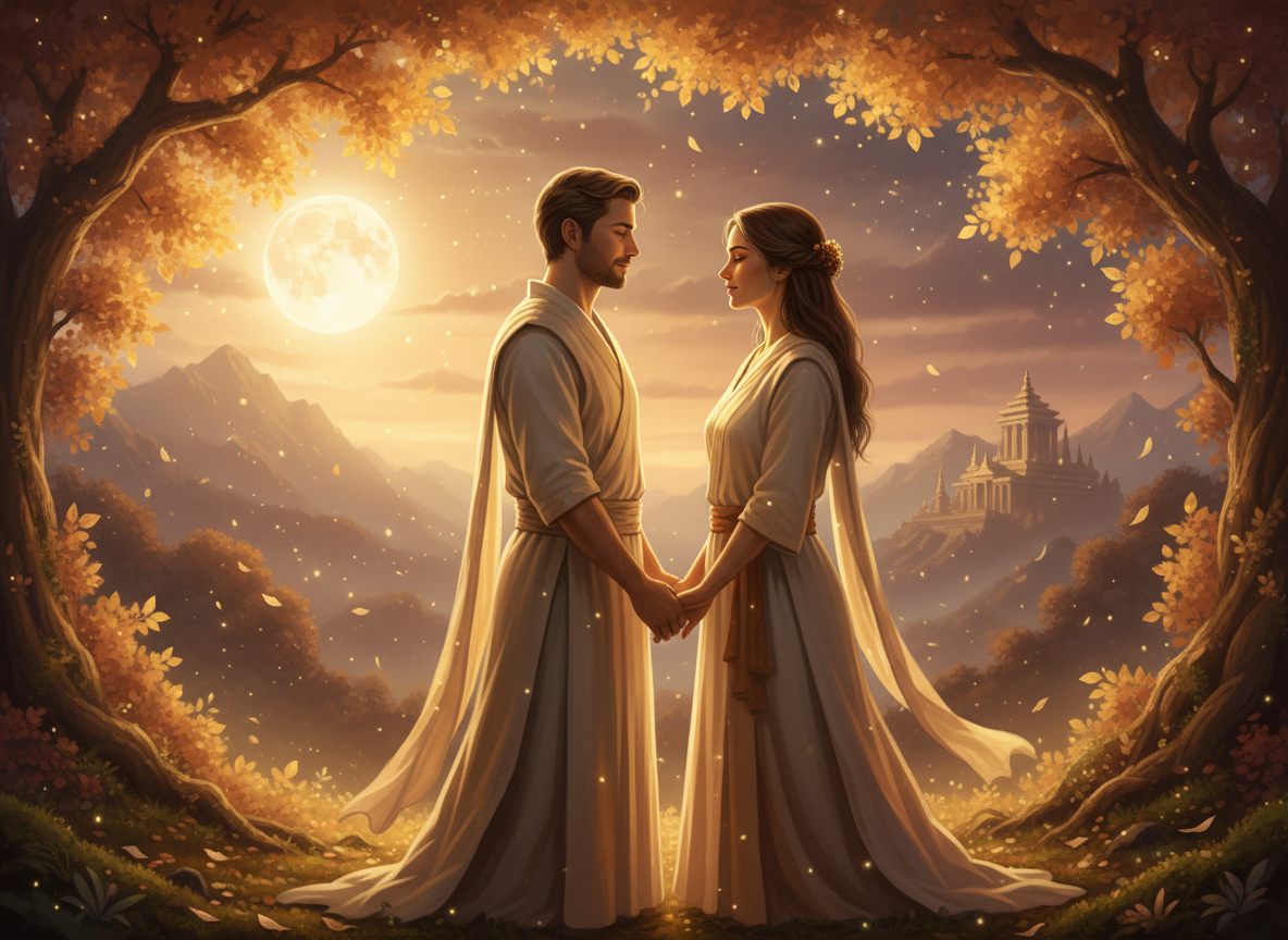 Symbolic artwork representing relationship healing